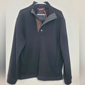 Mens Tommy Bahama Oversized Quarter Zip Sweater Jacket Size Medium